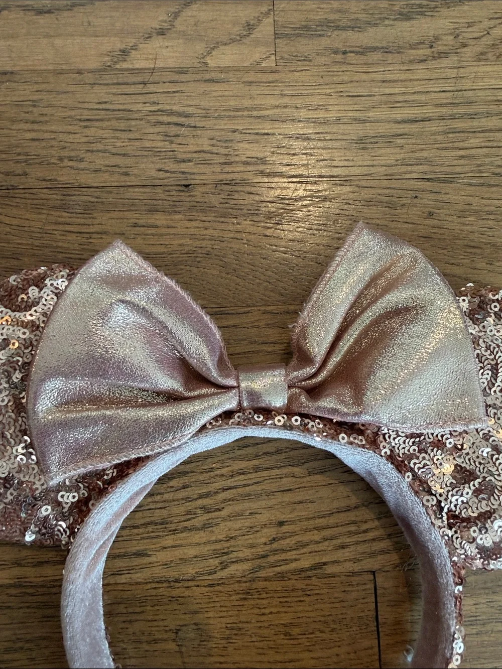 Disney Parks Rose Gold Ears Headband
